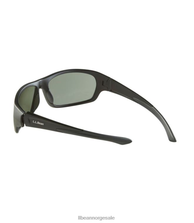 unisex lommevannpolariserte solbriller 24VDH493 L.L.Bean utendørs tilbehør matt sort/røyk