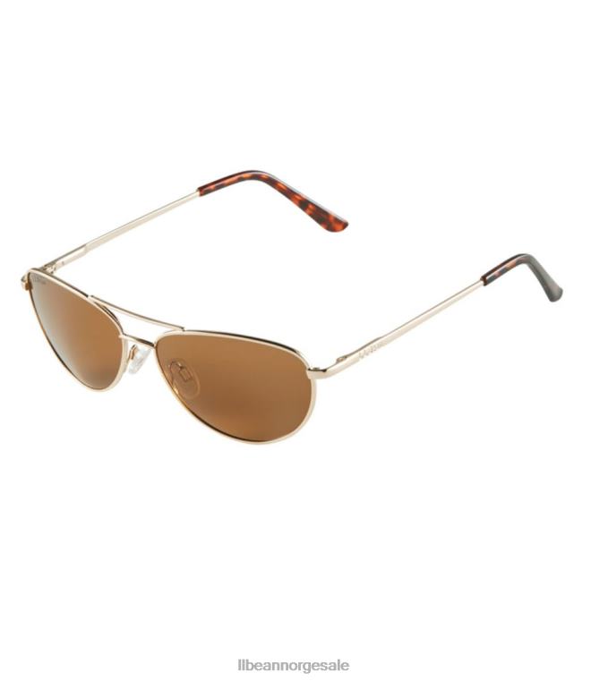 unisex rugpolariserte solbriller 24VDH1761 L.L.Bean utendørs tilbehør gull/brun