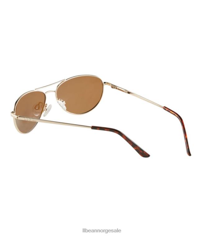 unisex rugpolariserte solbriller 24VDH1761 L.L.Bean utendørs tilbehør gull/brun