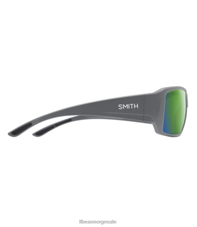 unisex smith guide valg ekstra store chromapop polariserte speil solbriller 24VDH817 L.L.Bean utendørs tilbehør matt sement/polarisert grønt speil