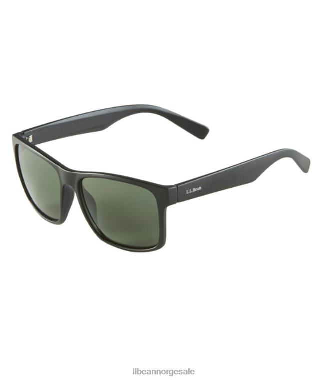 unisex strandpromenade polariserte solbriller 24VDH4026 L.L.Bean utendørs tilbehør matt sort/røyk