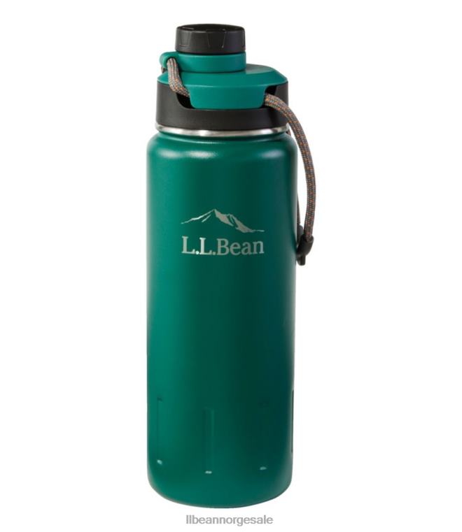 unisex isolert kantinevannflaske 24VDH1717 L.L.Bean utendørs tilbehør smaragdgran