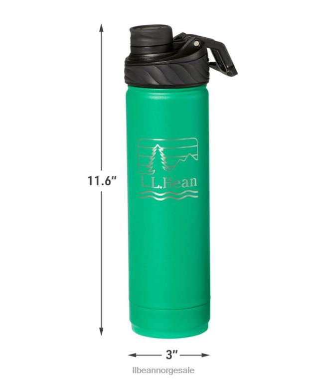 unisex kantine isolert vannflaske 24VDH1678 L.L.Bean utendørs tilbehør kelly green/trescene