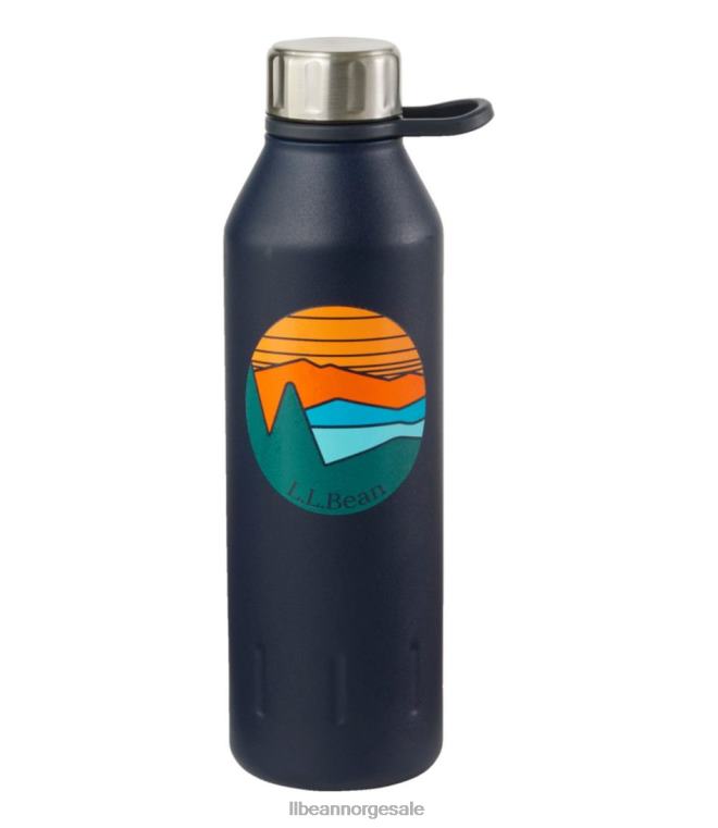 unisex klassisk vannflasketrykk 24VDH1776 L.L.Bean utendørs tilbehør karbon marine/sirkel katahdin