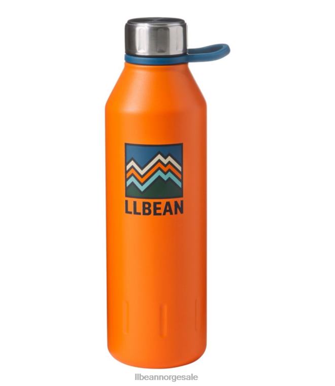 unisex klassisk vannflasketrykk 24VDH5337 L.L.Bean utendørs tilbehør persimmon oransje sikksakk