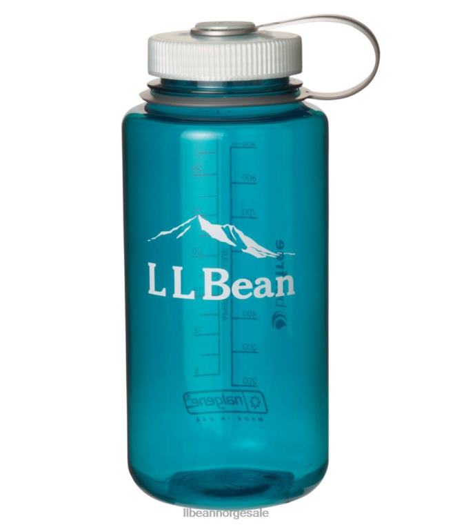 unisex nalgene sustain vannflaske med bred munn og logo 24VDH1809 L.L.Bean utendørs tilbehør ørret grønn