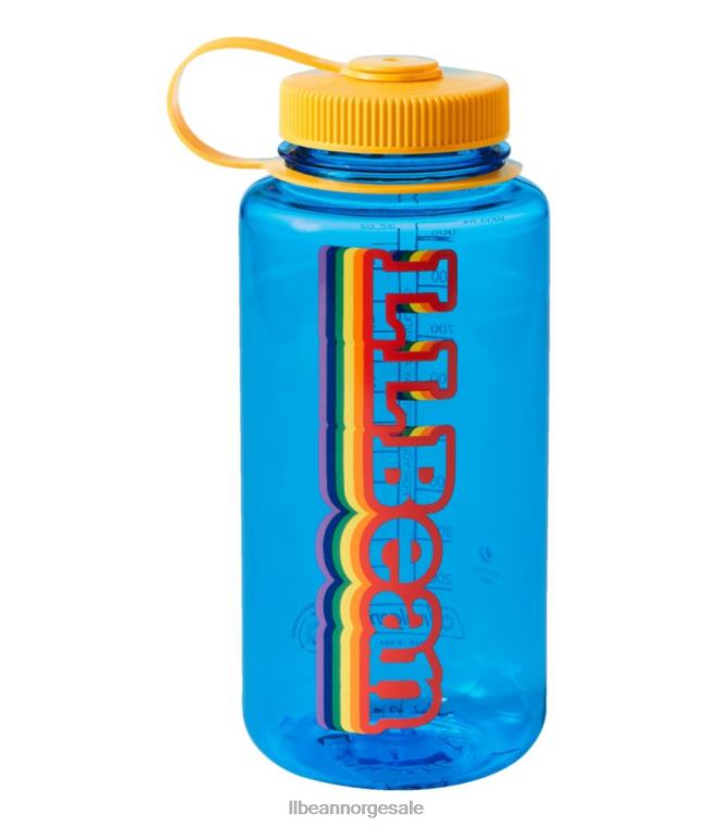 unisex nalgene sustain vannflaske med bred munn og pride-logo 24VDH1499 L.L.Bean utendørs tilbehør skiferblå