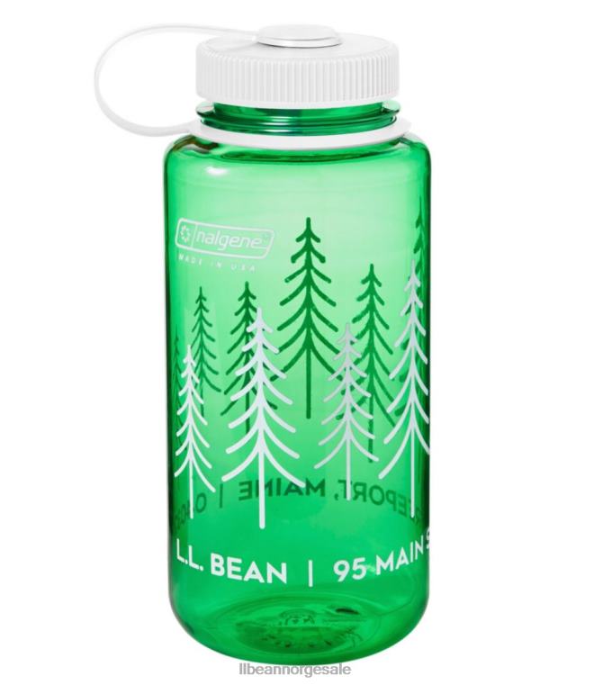 unisex nalgene sustain vannflaske med bred munn og trykk 24VDH3870 L.L.Bean utendørs tilbehør melon ball/skog