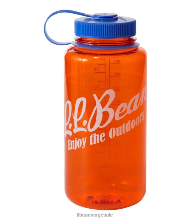 unisex nalgene sustain vannflaske med bred munn og trykk 24VDH6715 L.L.Bean utendørs tilbehør oransje/nyte utendørs