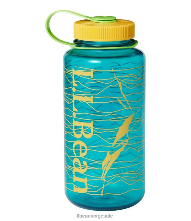unisex nalgene sustain vannflaske med bred munn og trykk 24VDH7070 L.L.Bean utendørs tilbehør ørretgrønn/katahdin-linje