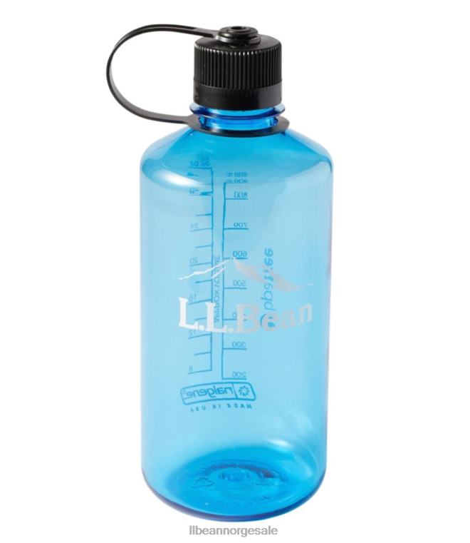 unisex nalgene sustain vannflaske med smal munn med logo 24VDH4066 L.L.Bean utendørs tilbehør blå