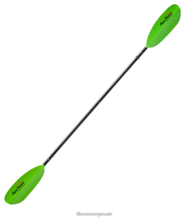 unisex aqua bundet sting ray 4-delt kajakkpadle i glassfiber 24VDH1885 L.L.Bean vannsport elektrisk grønn