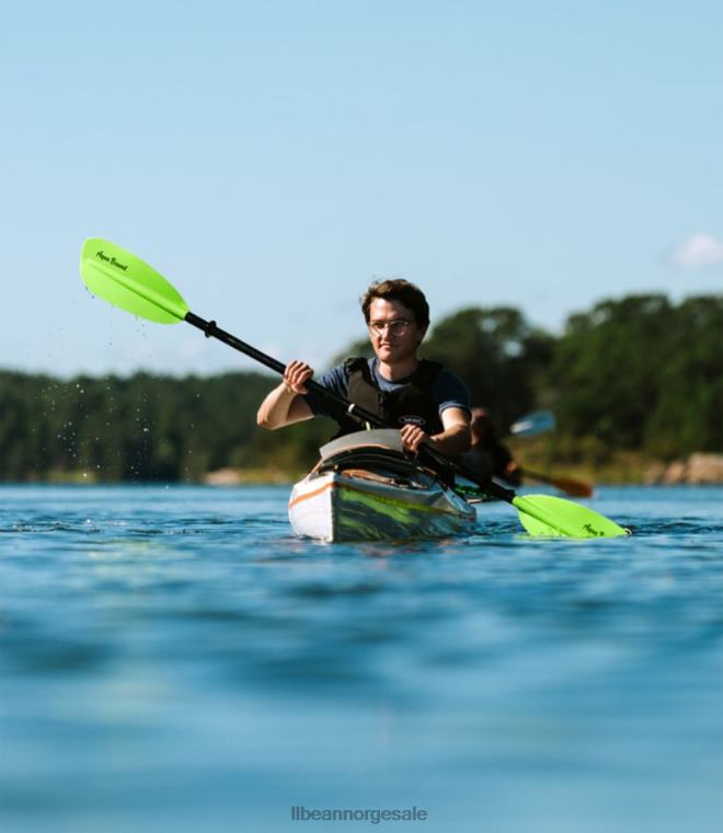 unisex aqua bundet sting ray 4-delt kajakkpadle i glassfiber 24VDH1885 L.L.Bean vannsport elektrisk grønn