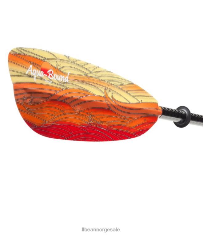 unisex aqua bundet tango fiberglass 2-delt kajakkpadle 24VDH2136 L.L.Bean vannsport grønt tidevann