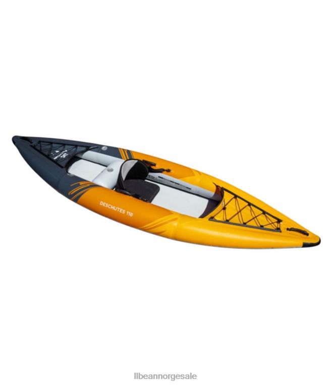 unisex aquaglide deschutes 110 oppblåsbar kajakk 24VDH2218 L.L.Bean vannsport oransje