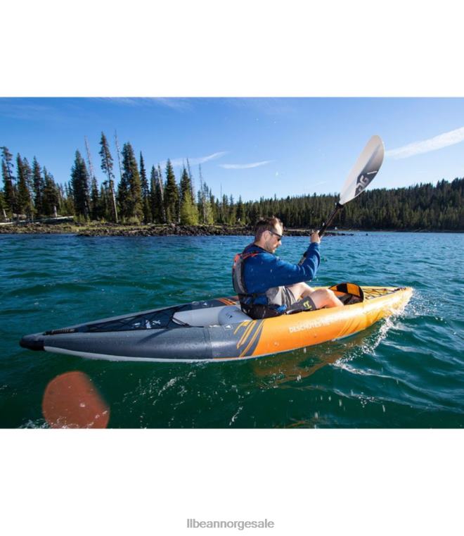 unisex aquaglide deschutes 110 oppblåsbar kajakk 24VDH2218 L.L.Bean vannsport oransje