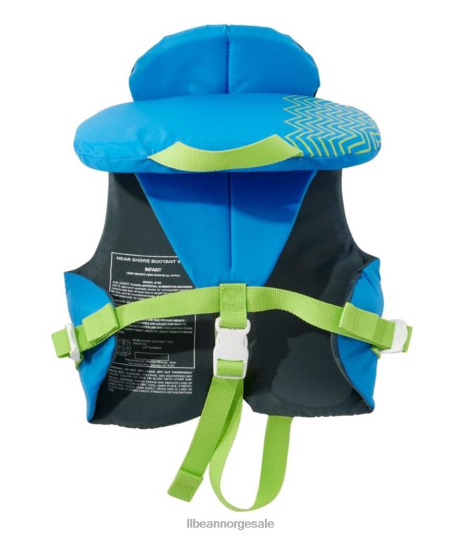 unisex funn spedbarn pfd 24VDH1888 L.L.Bean vannsport marine blå