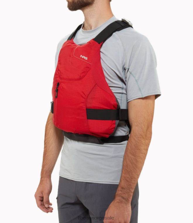 unisex nrs ion pfd 24VDH1979 L.L.Bean vannsport rød