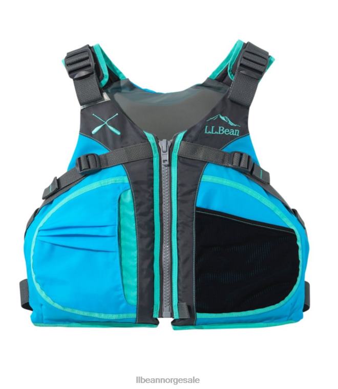 unisex pustende høyrygg pfd 24VDH1446 L.L.Bean vannsport seil blått