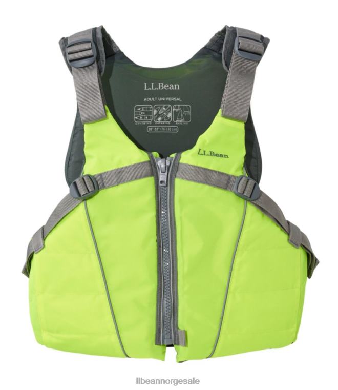 unisex universal fit mesh-back pfd 24VDH3940 L.L.Bean vannsport neon gul