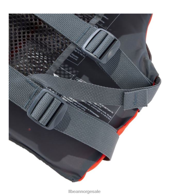 unisex universal fit mesh-back pfd 24VDH3940 L.L.Bean vannsport neon gul