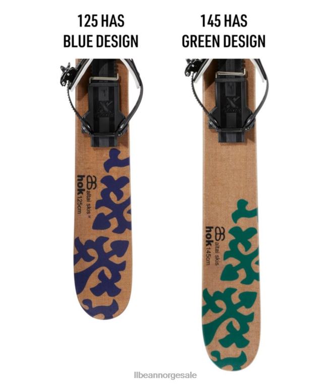 unisex altai hok ski med universelle bindinger 24VDH1774 L.L.Bean Vintersport tre/grafikk