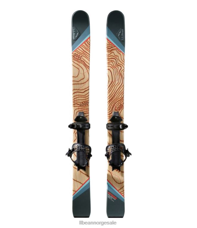 unisex glidende skisko 24VDH2238 L.L.Bean Vintersport trekorn katahdin topo