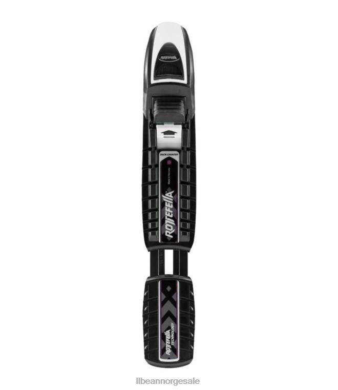 unisex rossignol bc 80 terrengski med påmonterte nnn bc autobindinger 24VDH2256 L.L.Bean Vintersport mørkerød