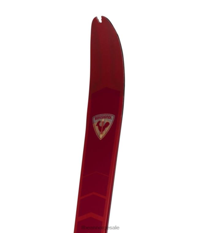 unisex rossignol bc 80 terrengski med påmonterte nnn bc autobindinger 24VDH2256 L.L.Bean Vintersport mørkerød