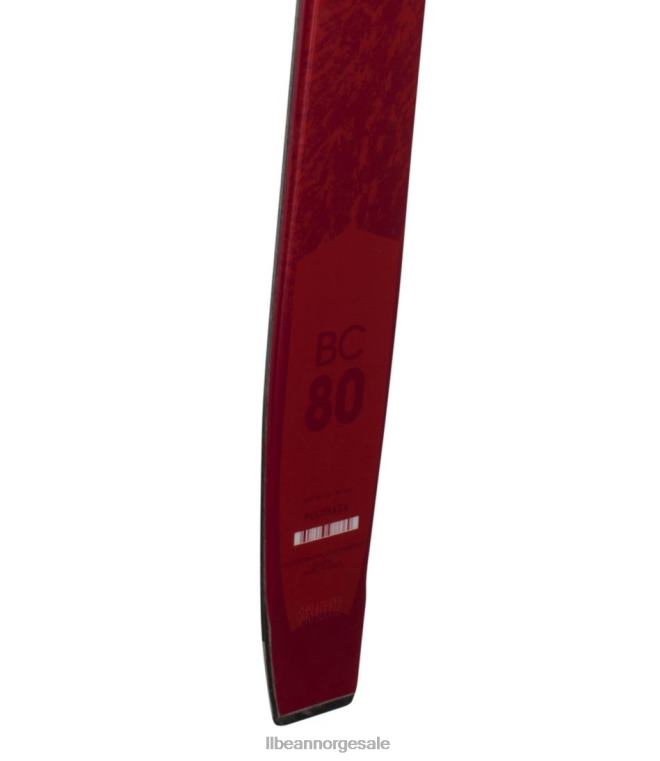 unisex rossignol bc 80 terrengski med påmonterte nnn bc autobindinger 24VDH2256 L.L.Bean Vintersport mørkerød