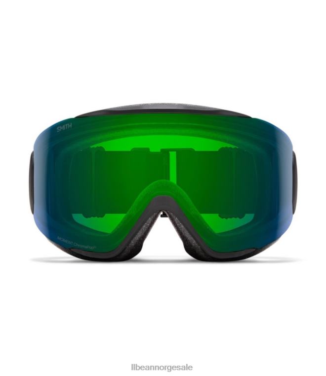 unisex smith moment skibriller 24VDH2310 L.L.Bean Vintersport svart/hverdagsgrønt speil