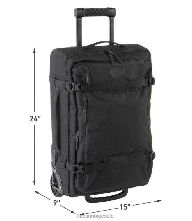 unisex kontinental utvidbar rullende pullman 24VDH4291 L.L.Bean tilbehør svart