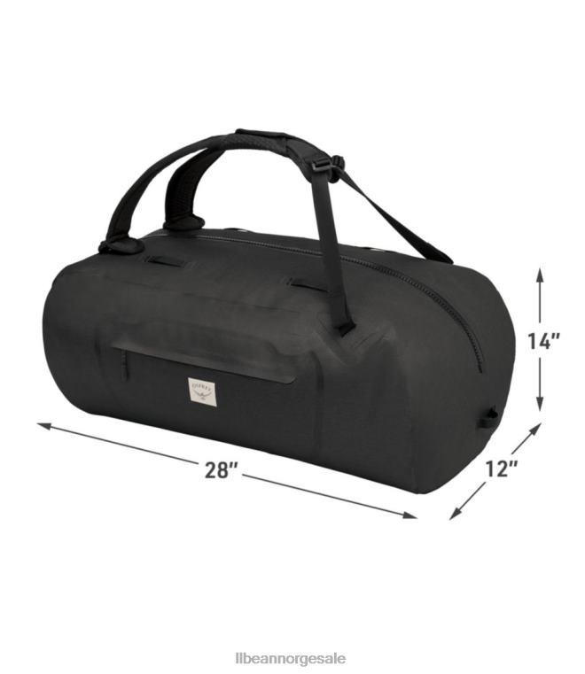 unisex Osprey arcane vanntett duffle 24VDH2440 L.L.Bean tilbehør mamba svart