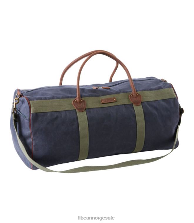 unisex duffle i vokset lerret 24VDH2444 L.L.Bean tilbehør klassisk marine