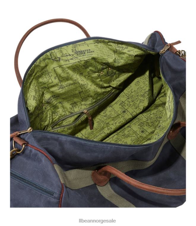 unisex duffle i vokset lerret 24VDH5487 L.L.Bean tilbehør mørk kaki