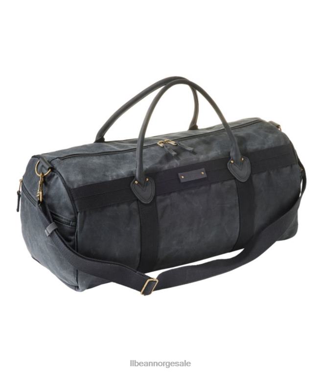 unisex duffle i vokset lerret 24VDH6242 L.L.Bean tilbehør svart