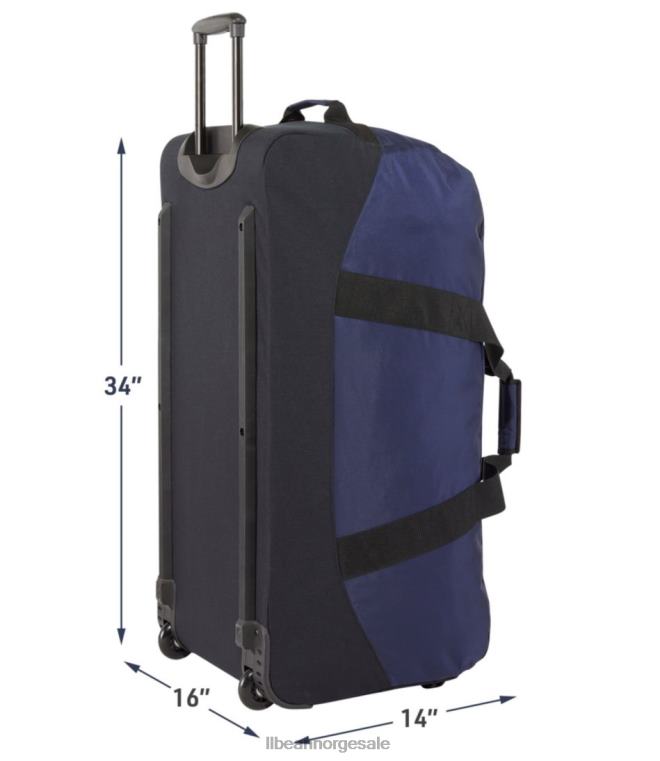 unisex eventyr rullende duffle bag 24VDH5417 L.L.Bean tilbehør rød