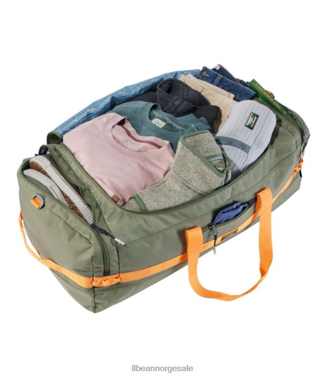 unisex fjell klassisk cordura duffle 24VDH6757 L.L.Bean tilbehør dyp oliven/nektarin