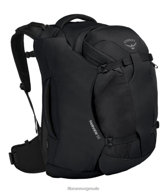 unisex Osprey-pakke Fairview 55 24VDH2452 L.L.Bean tilbehør svart