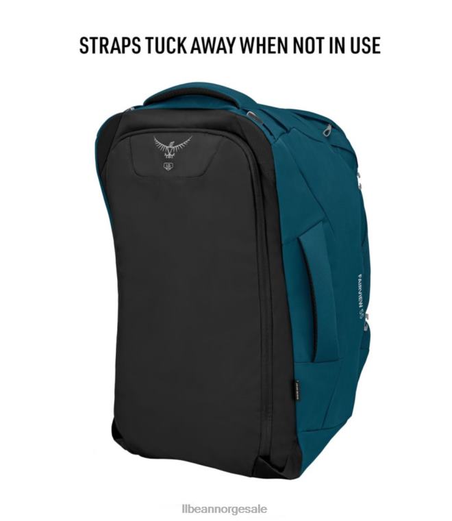 unisex Osprey-pakke Fairview 55 24VDH2452 L.L.Bean tilbehør svart