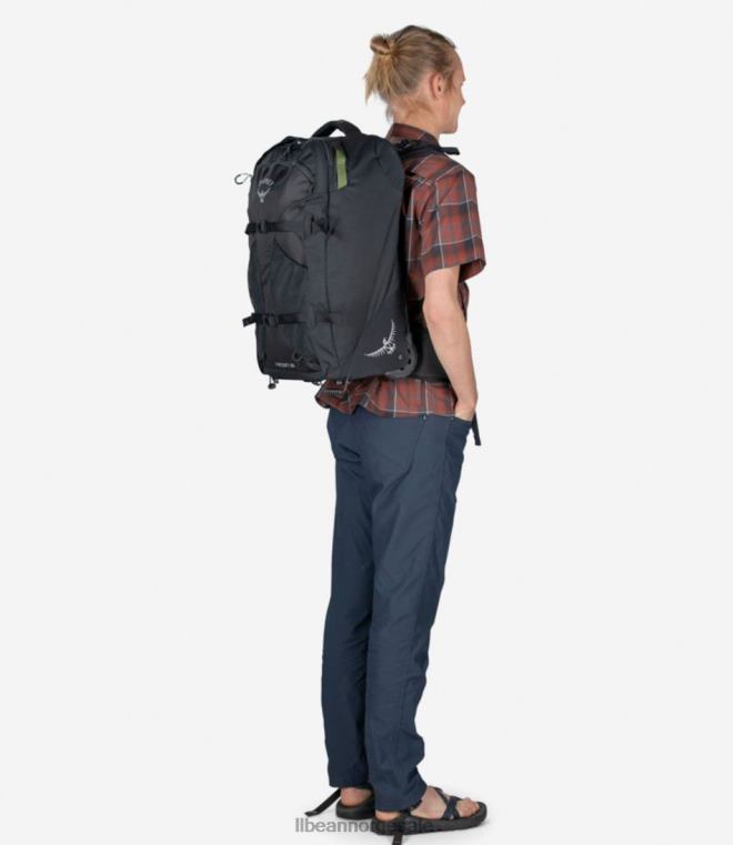 unisex osprey farpoint reisepakke med hjul 24VDH4313 L.L.Bean tilbehør dempet mellomrom blå