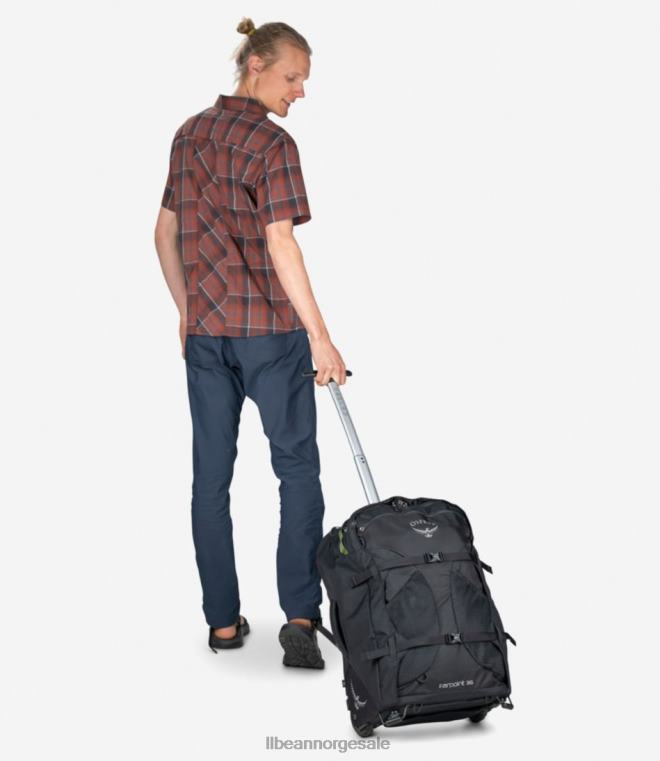 unisex osprey farpoint reisepakke med hjul 24VDH4313 L.L.Bean tilbehør dempet mellomrom blå