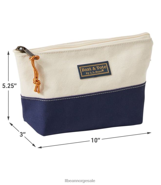unisex båt og veske med glidelås 24VDH7085 L.L.Bean tilbehør mørk breton rød enkel bandana