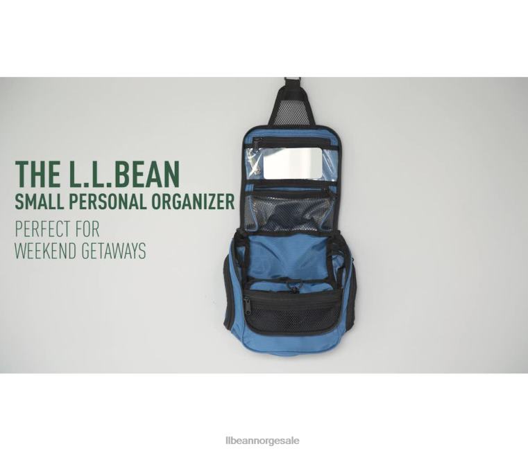 unisex personlig arrangør toalettmappe 24VDH4209 L.L.Bean tilbehør svart