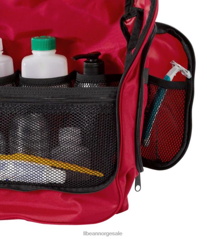 unisex personlig arrangør toalettmappe 24VDH5407 L.L.Bean tilbehør rød bøffelpledd