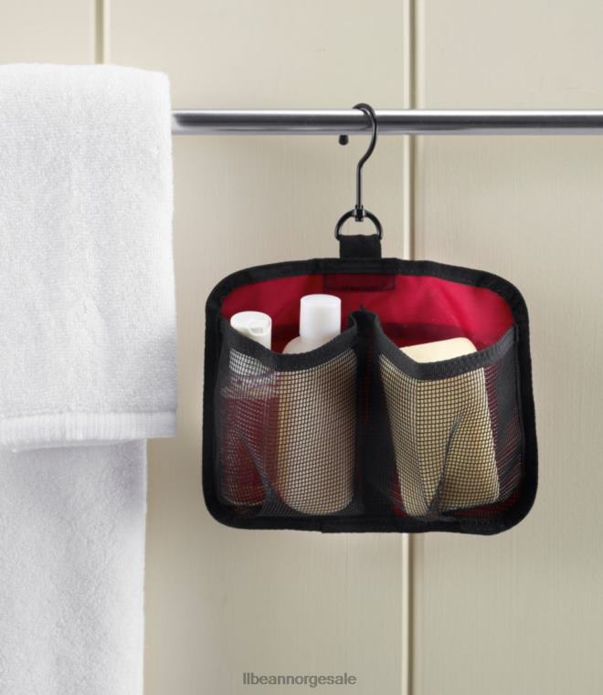 unisex personlig arrangør toalettmappe 24VDH5407 L.L.Bean tilbehør rød bøffelpledd