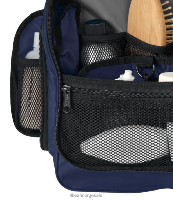 unisex personlig arrangør toalettmappe 24VDH6745 L.L.Bean tilbehør rød bøffelpledd