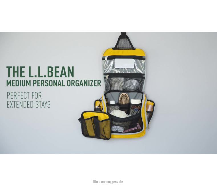 unisex personlig arrangør toalettmappe 24VDH6745 L.L.Bean tilbehør rød bøffelpledd