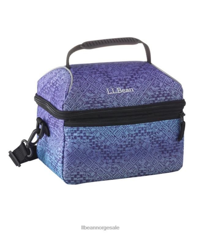 unisex flip-top matbokstrykk 24VDH5467 L.L.Bean tilbehør periwinkle himmel chevron