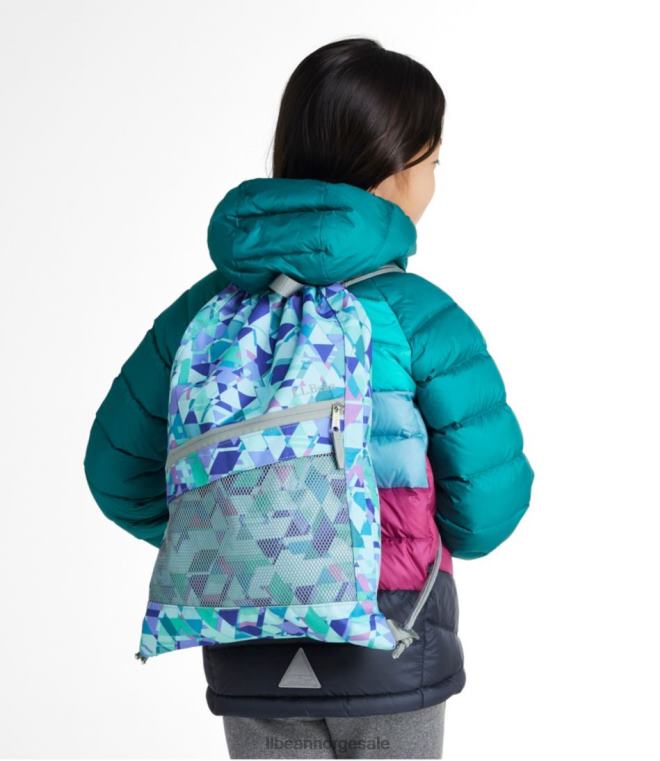 unisex cinch-pakke med snøring 24VDH4284 L.L.Bean tilbehør regnbueprikker